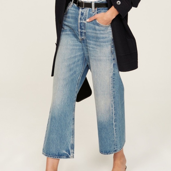 Citizens Of Humanity Denim - Citizens of Humanity Gaucho Vintage Jeans - Cropped Blue Denim, 31